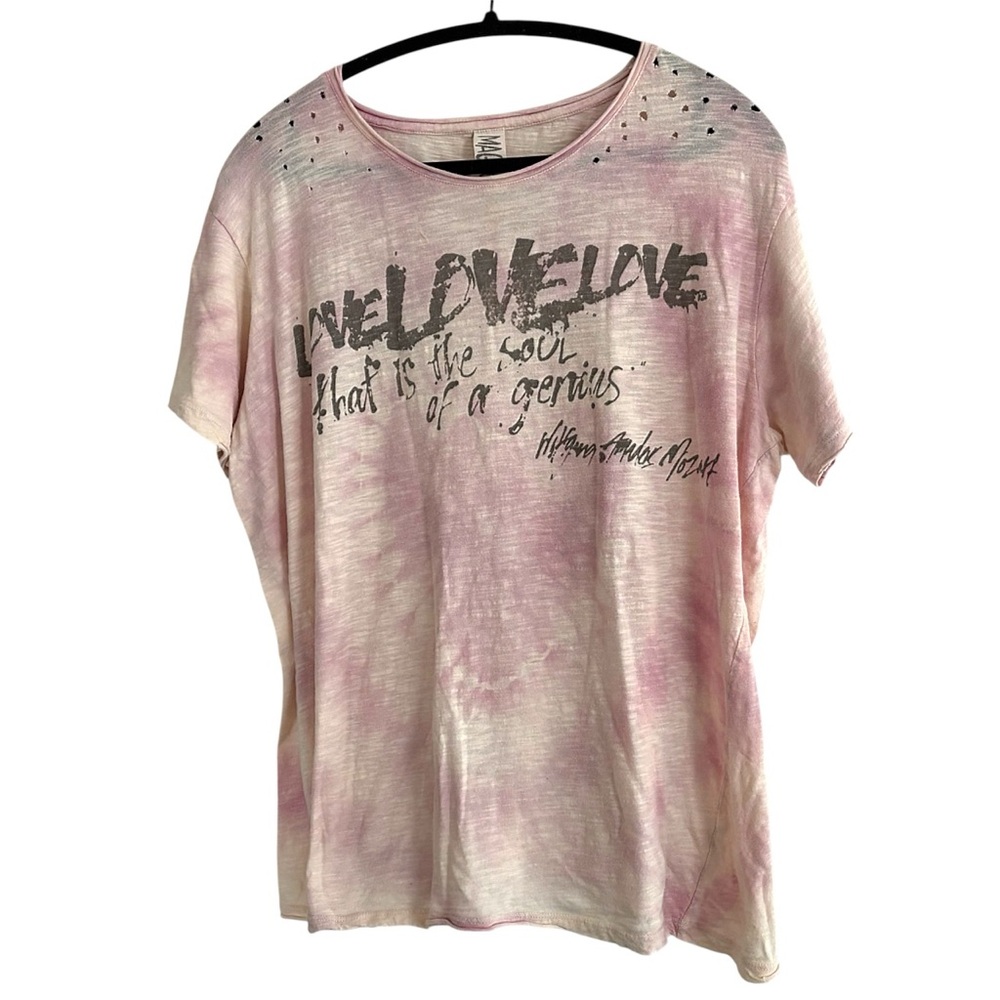 Magnolia Pearl Mozart Love Tie Dye Tee Rare HTF